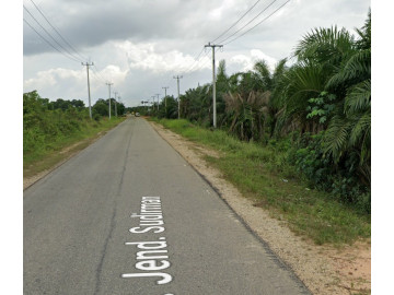 Lahan Sawit di DUMAI, Akses Tepi Jalan Aspal 13 Hektar