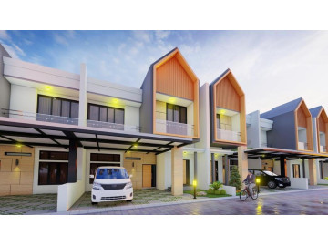 Di jual rumah cluster konsep Islamic Modern tengah kota Arifin Ahmad Pekanbaru